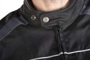 Short CORDURA® motorcycle jacket.