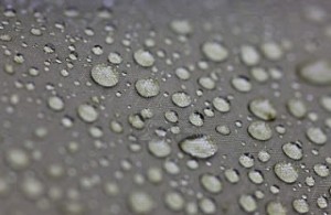gotas de agua