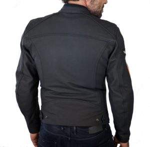 leather cafe racer motorcycle jacket