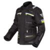 Chaqueta de moto de cordura hombre Invictus Heracles Negra Fluor