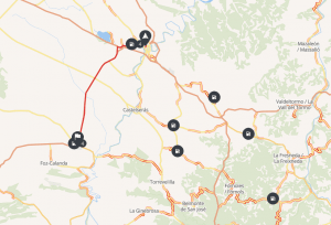 rutas moto españa bajo aragon