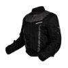 Chaqueta corta de moto hombre Invictus Atlas Black Grey